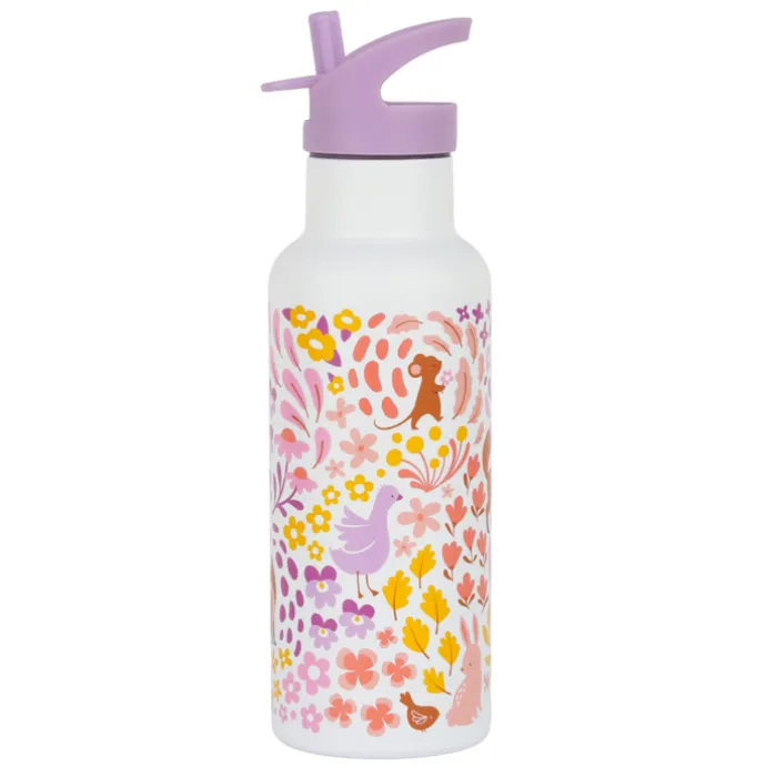 A Little Lovely Company Alex Water Bottle XL flower garden