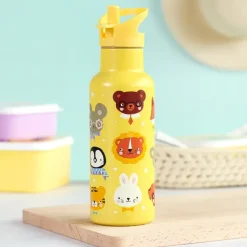 A Little Lovely Company Alex Water Bottle XL animal friends
