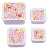 A Little Lovely Company Charlie Lunch & Snack Box flower garden