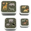 A Little Lovely Company Charlie Lunch & Snack Box savanna