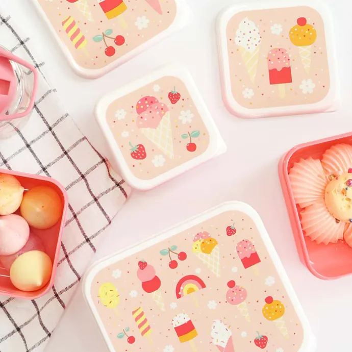 A Little Lovely Company Charlie Lunch & Snack Box ice-cream