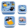 A Little Lovely Company Charlie Lunch & Snack Box box pirates