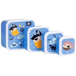 A Little Lovely Company Charlie Lunch & Snack Box box pirates