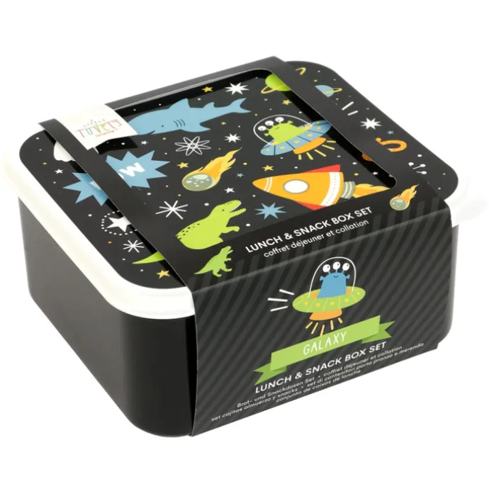 A Little Lovely Company Charlie Lunch & Snack Box galaxy