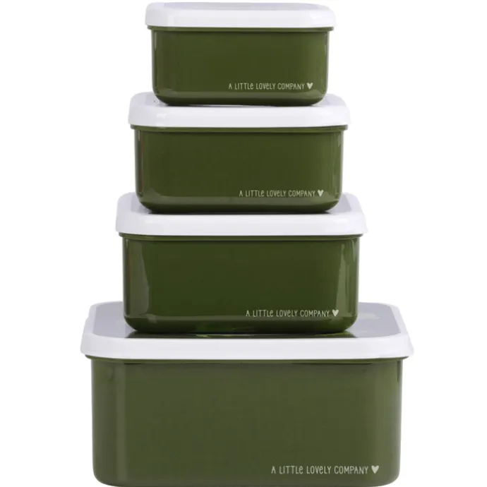 A Little Lovely Company Charlie Lunch & Snack Box crocodiles