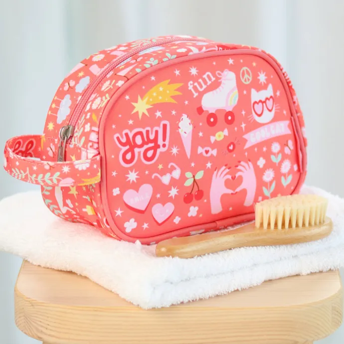 A Little Lovely Company Jules Toiletry Bag fun