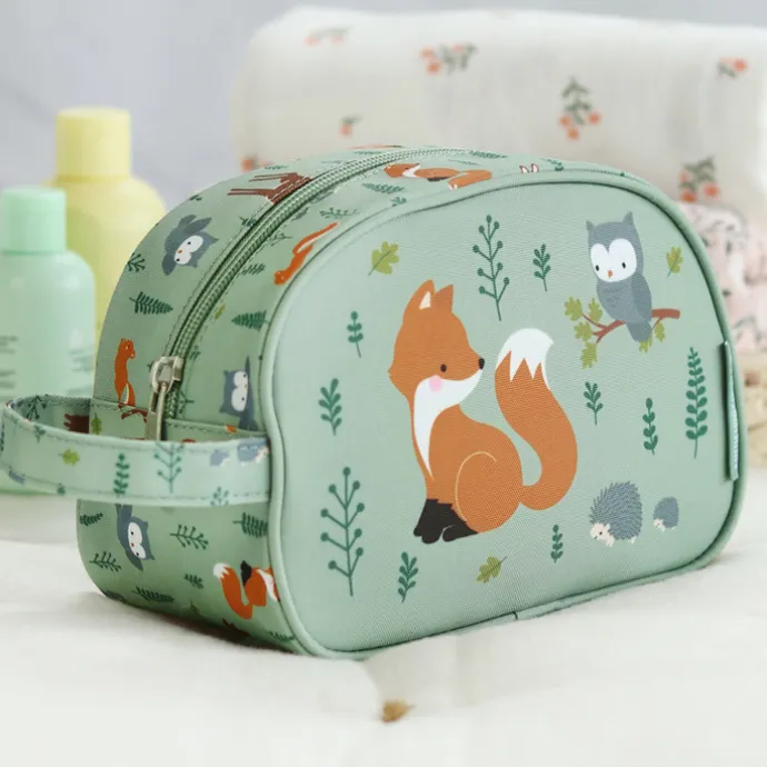 A Little Lovely Company Jules Toiletry Bag forest friends