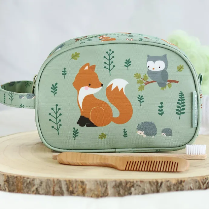 A Little Lovely Company Jules Toiletry Bag forest friends