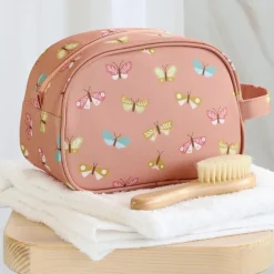 A Little Lovely Company Jules Toiletry Bag butterflies