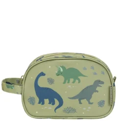 A Little Lovely Company Jules Toiletry Bag dinosaurs
