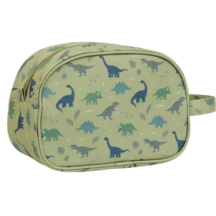 A Little Lovely Company Jules Toiletry Bag dinosaurs