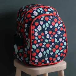 A Little Lovely Company Noa Backpack strawberries