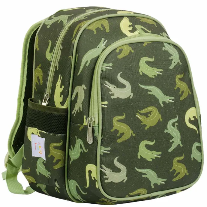A Little Lovely Company Noa Backpack crocodiles