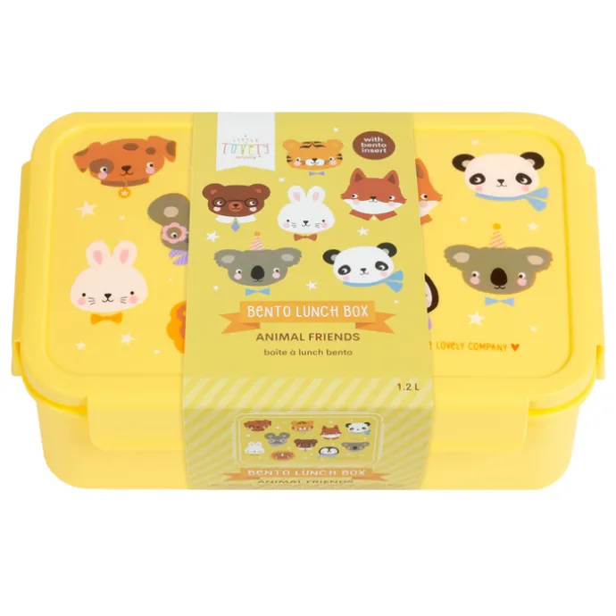 A Little Lovely Company Robin Bento Lunchbox animal friends