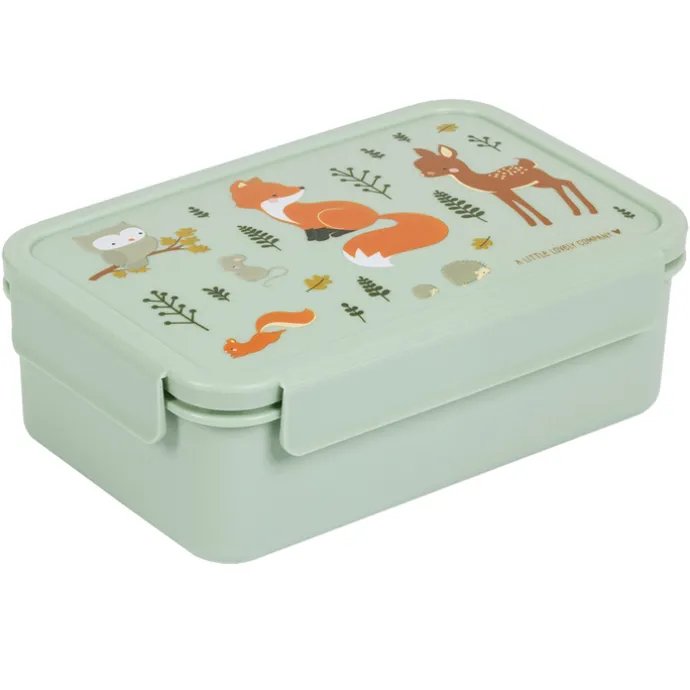 A Little Lovely Company Robin Bento Lunchbox forest friends