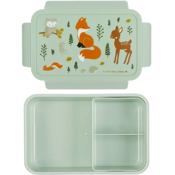 A Little Lovely Company Robin Bento Lunchbox forest friends