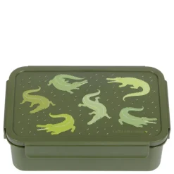 A Little Lovely Company Robin Bento Lunchbox crocodiles