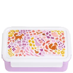 A Little Lovely Company Robin Bento Lunchbox flower garden