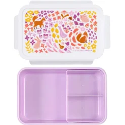A Little Lovely Company Robin Bento Lunchbox flower garden