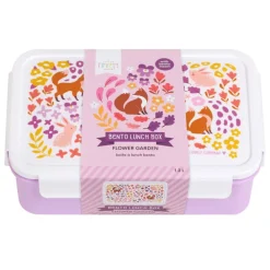 A Little Lovely Company Robin Bento Lunchbox flower garden