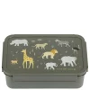 A Little Lovely Company Robin Bento Lunchbox savanna