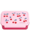 A Little Lovely Company Robin Bento Lunchbox cherries