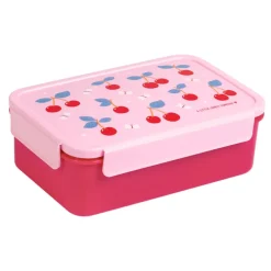 A Little Lovely Company Robin Bento Lunchbox cherries