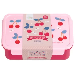 A Little Lovely Company Robin Bento Lunchbox cherries