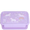A Little Lovely Company Robin Bento Lunchbox unicorn dreams