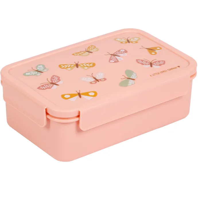 A Little Lovely Company Robin Bento Lunchbox butterflies