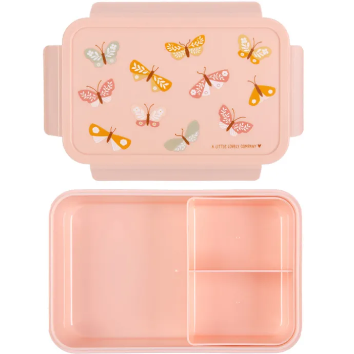 A Little Lovely Company Robin Bento Lunchbox butterflies