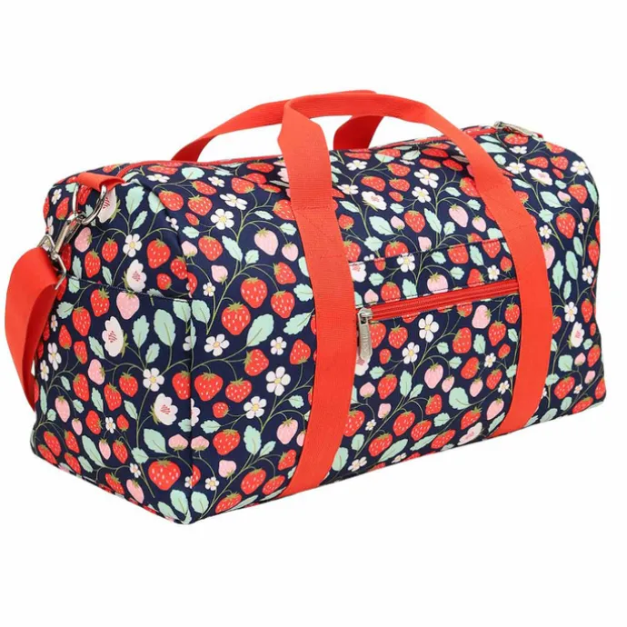 A Little Lovely Company Sam Weekendbag strawberries