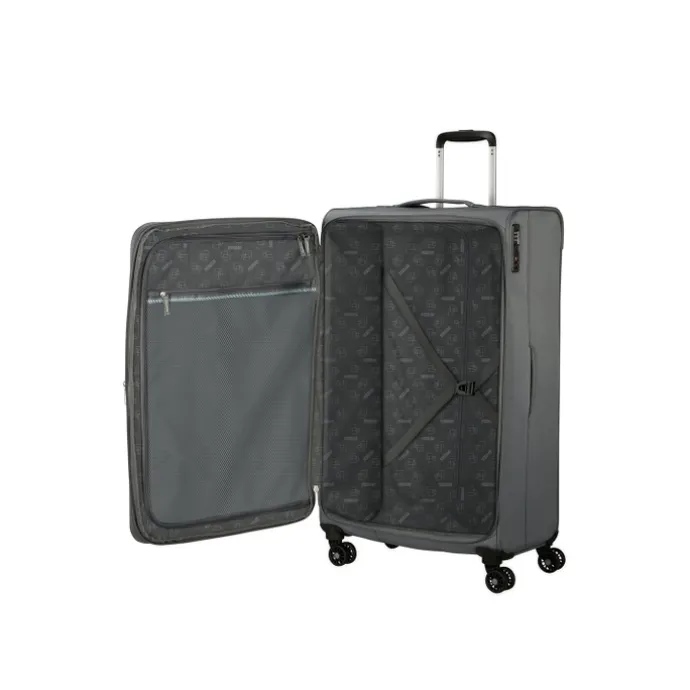 American Tourister Aerospin Spinner L Exp stone basalt