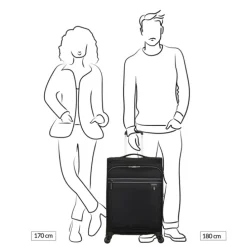 American Tourister Aerospin Spinner M Exp stone basalt