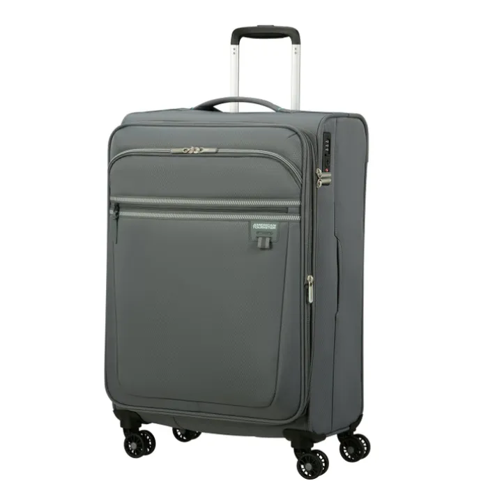 American Tourister Aerospin Spinner M Exp stone basalt