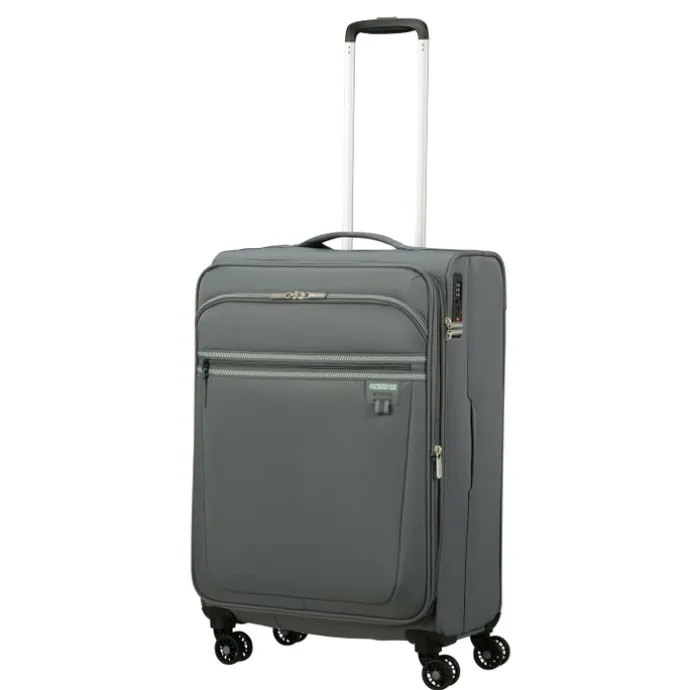 American Tourister Aerospin Spinner M Exp stone basalt