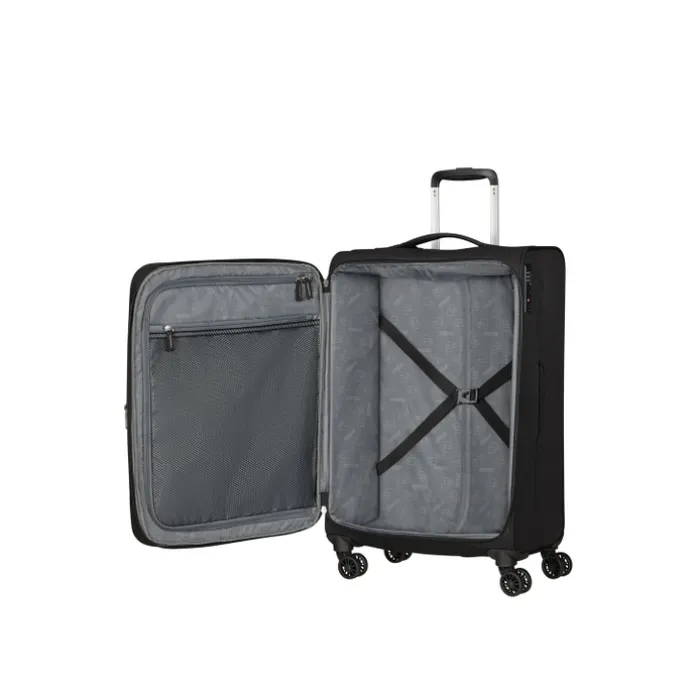 American Tourister Aerospin Spinner M Exp black