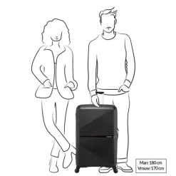 American Tourister Airconic Spinner 77 onyx black