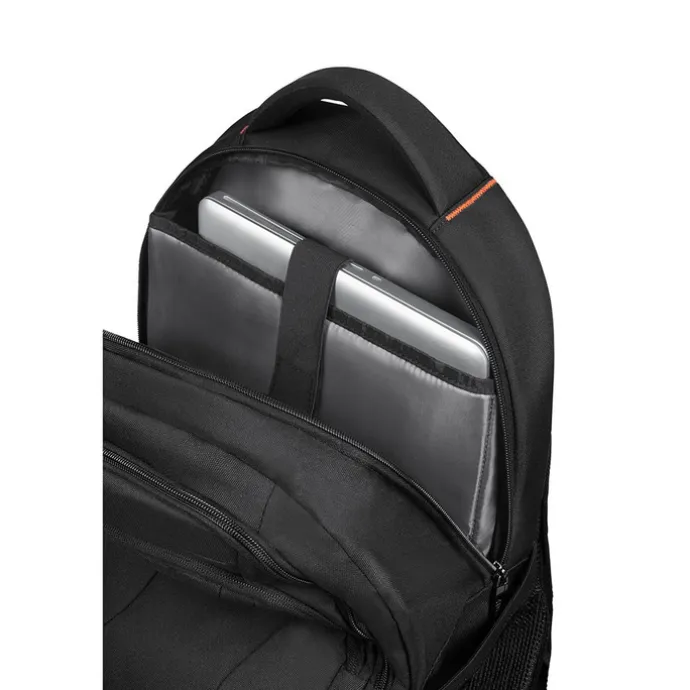 American Tourister At Work Laptop Backpack 15.6" black/orange