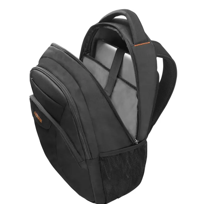 American Tourister At Work Laptop Backpack 13.3"-14.1" black/orange