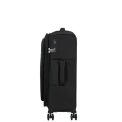 American Tourister Cloudrider Spinner M Expandable TSA jet black