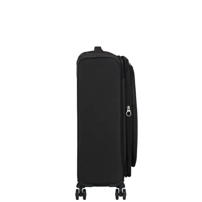 American Tourister Cloudrider Spinner M Expandable TSA jet black
