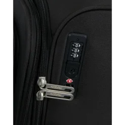 American Tourister Cloudrider Spinner M Expandable TSA jet black
