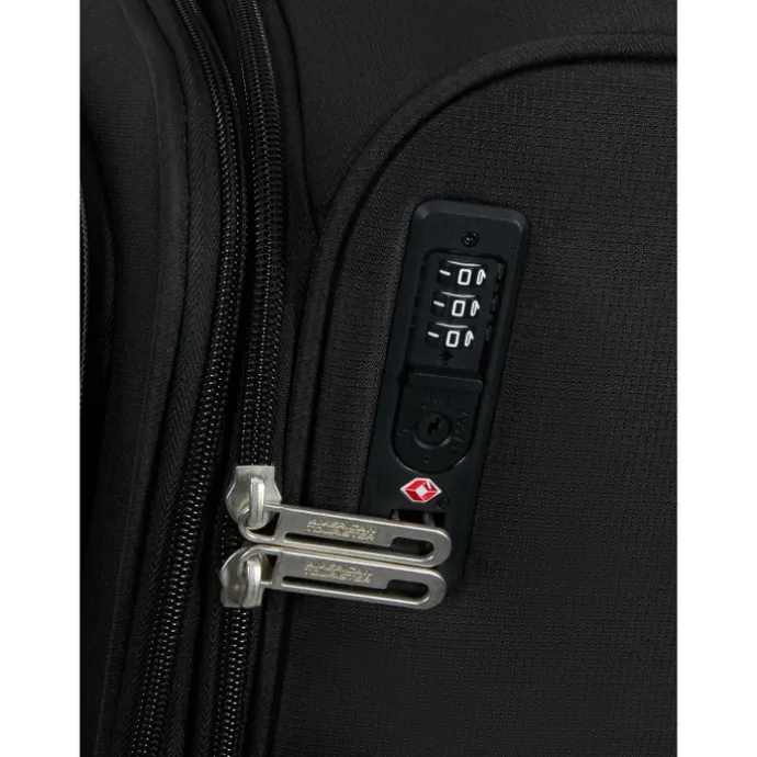 American Tourister Cloudrider Spinner M Expandable TSA jet black