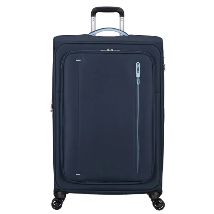 American Tourister Cloudrider Spinner L Expandable TSA sky navy