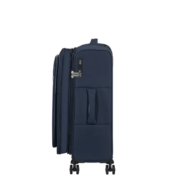 American Tourister Cloudrider Spinner M Expandable TSA sky navy
