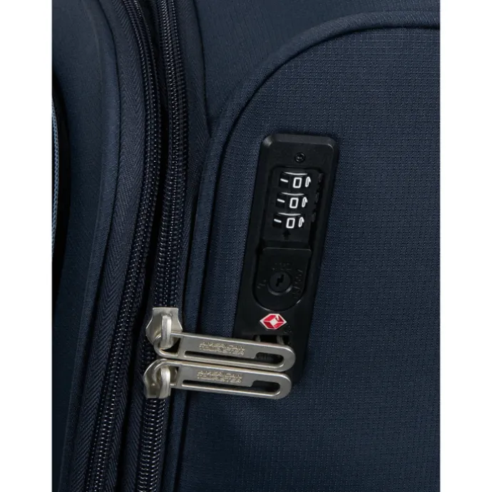 American Tourister Cloudrider Spinner M Expandable TSA sky navy