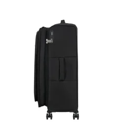 American Tourister Cloudrider  Spinner L Expandable TSA jet black