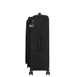 American Tourister Cloudrider  Spinner L Expandable TSA jet black