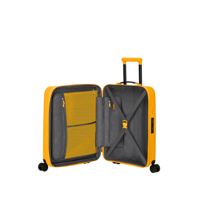 American Tourister Dashpop Spinner 55 Exp golden yellow